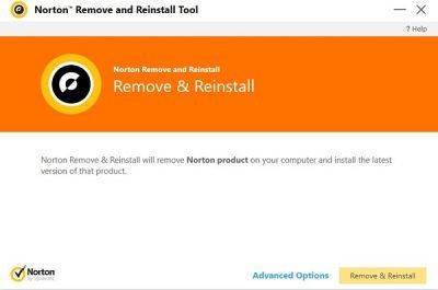 Afinstaller og geninstaller Norton-produkter med Norton Remove and Reinstall Tool