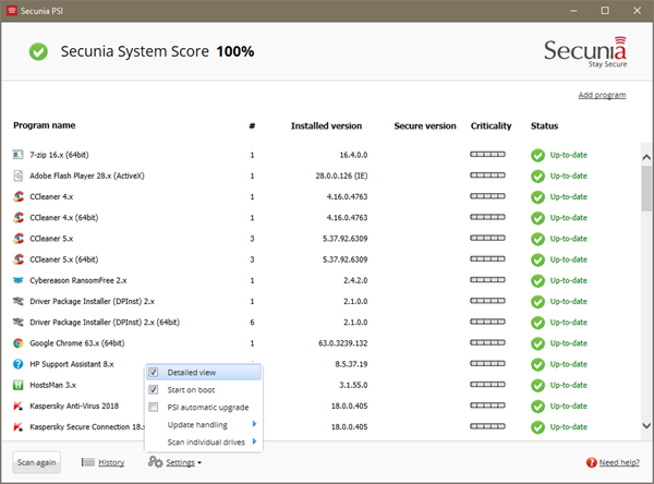 Secunia Flexera Personal Software Inspector: Otkrivanje ranjivog softvera u sustavu Windows