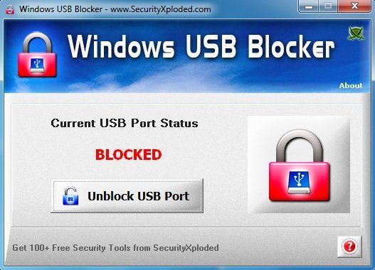 bloquer et débloquer votre port USB