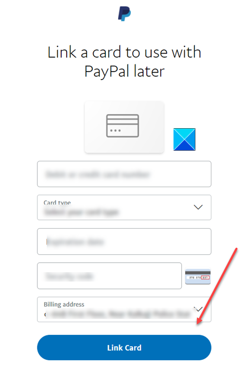 Привязать карту к PayPal