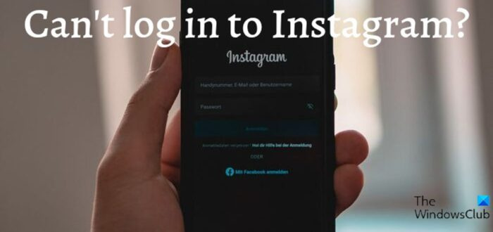 Nelze se přihlásit do aplikace Instagram nebo účtu [Opravy práce]
