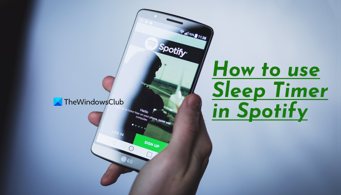 Kā iestatīt miega taimeri vietnē Spotify