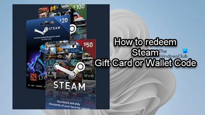 Cara menukarkan Steam Gift Card atau Wallet Code