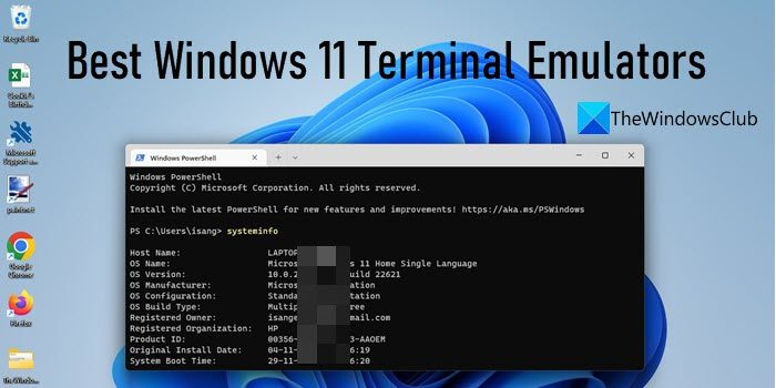 Nejlepší software emulátoru terminálu pro Windows 11/10