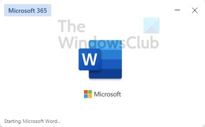 شاشة البداية لـ Microsoft Office 365