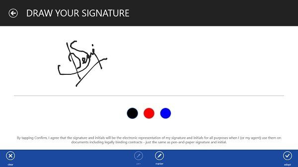   dessinez votre signature docusign