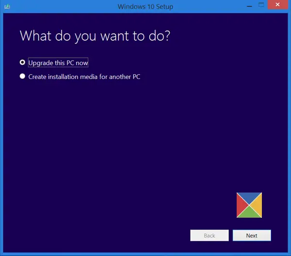   Puhas installimiseks või Windows 10 versioonile üleviimiseks kasutage meediumiloomise tööriista