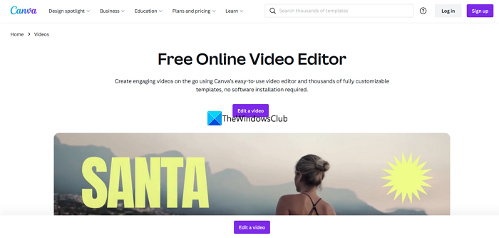 Canva — bezmaksas video redaktors