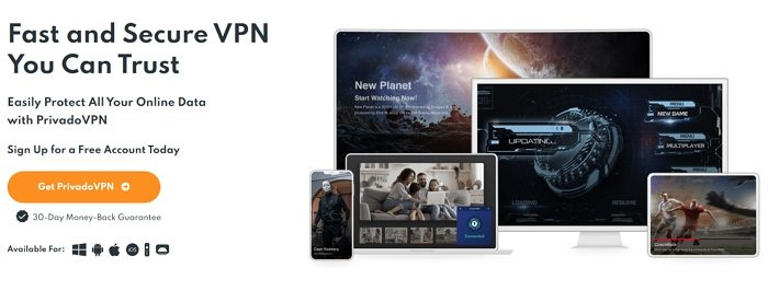 PrivadoVPN-app-platforms