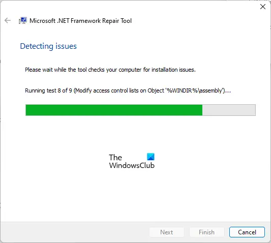 Восстановление Microsoft .NET Framework