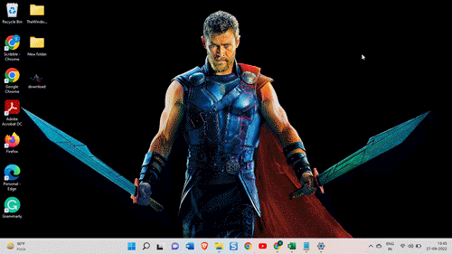 Thor fona attēli operētājsistēmai Windows 11, 10