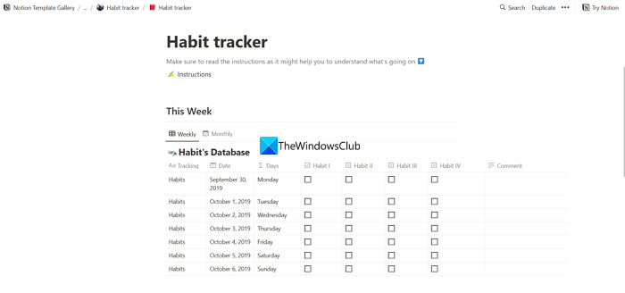 Pojem Habit Tracker