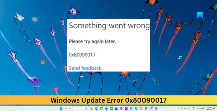 Labojiet 0x80090017 Windows atjaunināšanas kļūdu