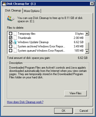 Bersihkan Direktori WinSxS di Windows Server 2008 R2