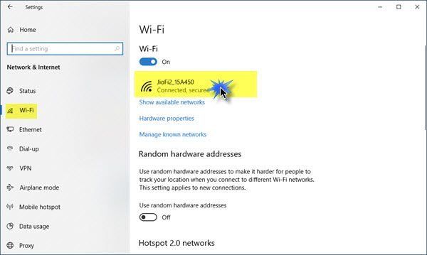 Een gemeten verbinding instellen in Windows 10