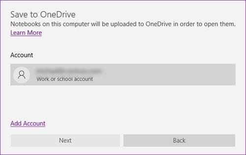 Déplacer les blocs-notes OneNote 2016 du PC vers OneDrive