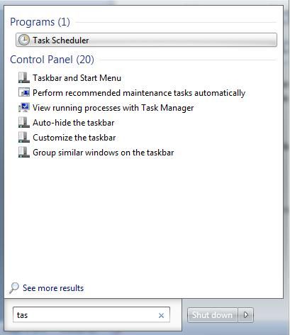 Pakettfaili automaatse käitamise ajastamine Windows 10-s