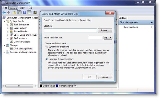Comment créer un disque dur virtuel dans Windows 10