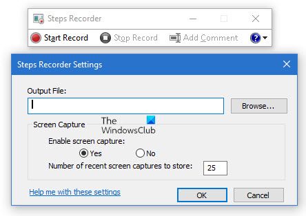Windows 10에서 문제 단계 레코더를 사용하는 방법