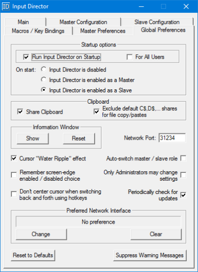 Comment utiliser Input Director sur Windows 10 pour copier des documents entre ordinateurs