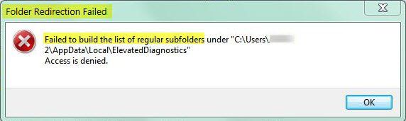 Ralat ubah hala folder: Gagal membuat senarai subfolder biasa.