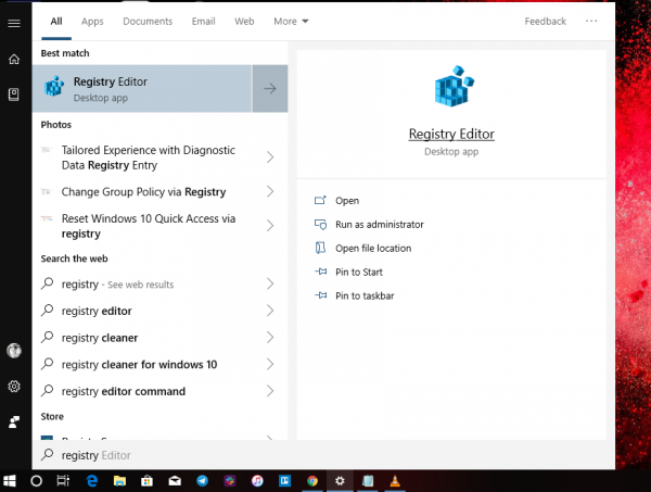 Cara membuka Registry Editor di Windows 10