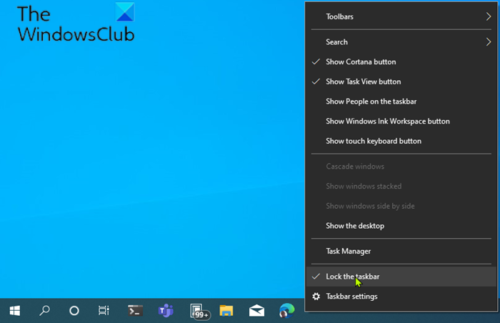 Käynnistä-valikon ja tehtäväpalkin koon muuttaminen Windows 10: ssä