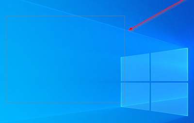 Peida või kuva Windows 10 poolläbipaistev valiku ristkülik