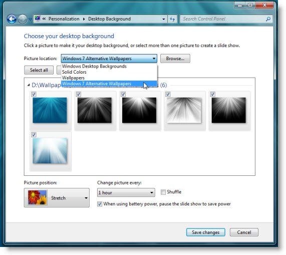 Ako odstrániť históriu umiestnenia tapety z prispôsobenia v systéme Windows OS
