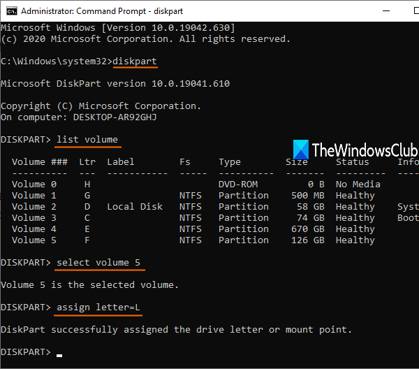 A Drive betűjének megváltoztatása a Windows 10 rendszerben