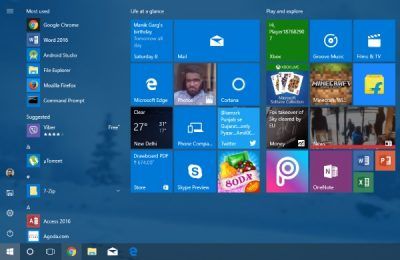 Ako skryť zoznam aplikácií v ponuke Štart v systéme Windows 10