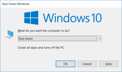 Arrêtez Windows 10 de rouvrir automatiquement des applications ou des programmes après le redémarrage