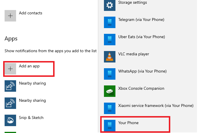 Impossible de recevoir ou de passer des appels à l'aide de l'application Votre téléphone dans Windows 10