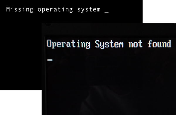 Oprava: Chybějící operační systém nebyl nalezen v systému Windows