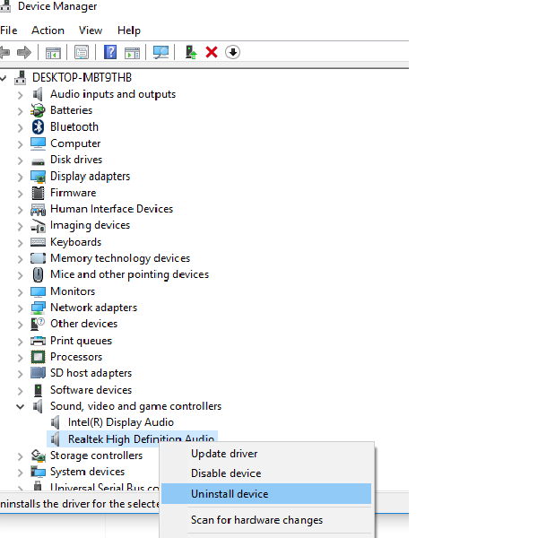 Hoe Realtek HD Audio Manager in Windows 10 te downloaden en opnieuw te installeren