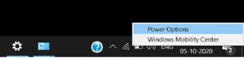 Pas de notification de batterie faible dans Windows 10