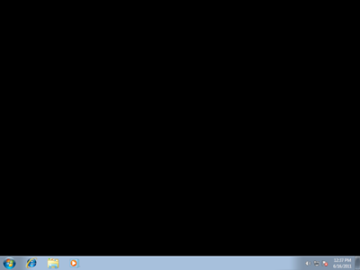 Correction: le papier peint de bureau de Windows 7 Starter Edition devient noir