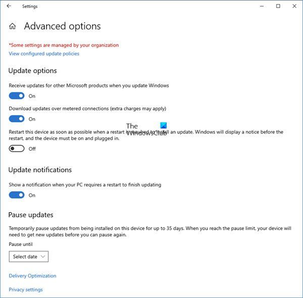 Windows 10 で自動更新をブロックする