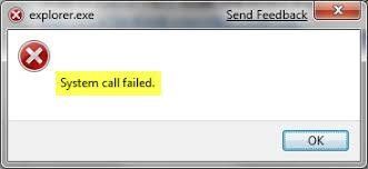Erreur d'appel système Explorer.exe dans Windows 10