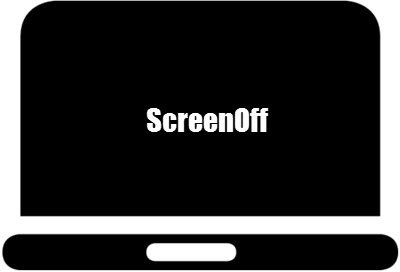 ScreenOff Izslēdziet Windows klēpjdatora ekrānu