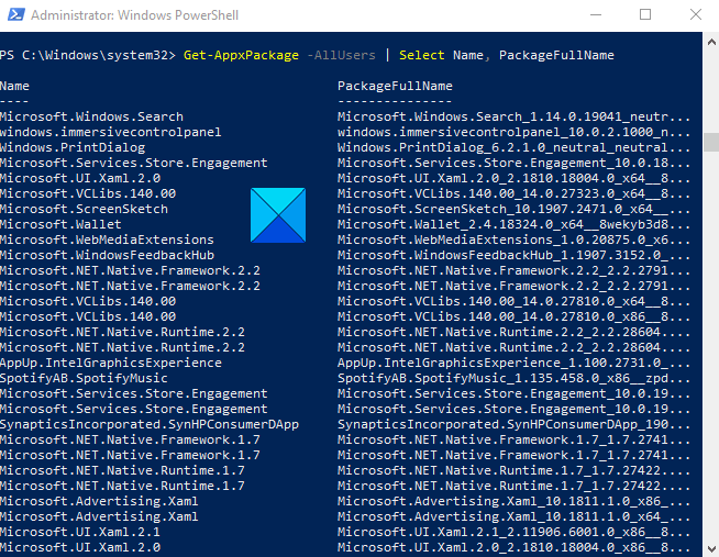 Comment créer une liste de programmes installés avec PowerShell sur Windows 10