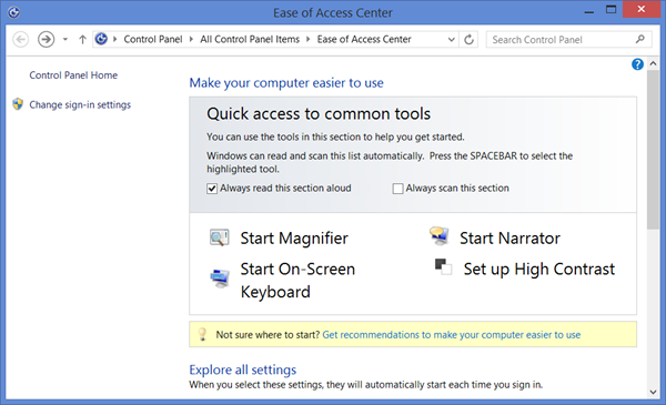 teclado en pantalla windows 8