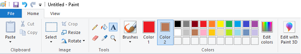 विंडोज 10 में माइक्रोसॉफ्ट पेंट में टेक्स्ट और फ़ॉन्ट का रंग कैसे जोड़ें