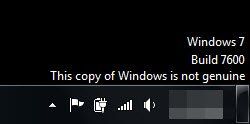 Ovaj primjerak sustava Windows nije originalan
