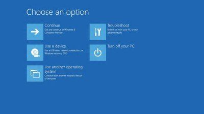 Razložene strojne prekinitve; Pokaži dodatne možnosti zagona ali meni v sistemu Windows 10