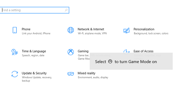 Comment désactiver les notifications du mode jeu dans Windows 10