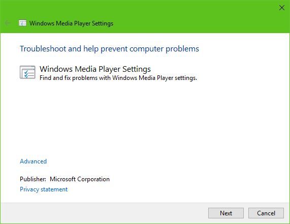 Windows Media Player neće reproducirati popis glazbe