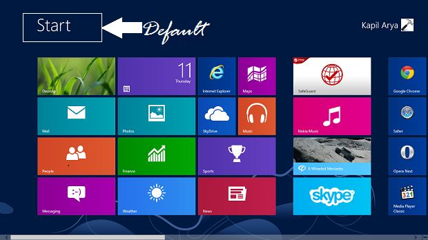Modifier ou modifier le texte initial de l'écran de démarrage de Windows 8