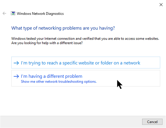 Penemuan rangkaian dimatikan dan tidak dihidupkan di Windows 10