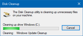 le nettoyage des mises à jour de Windows s
